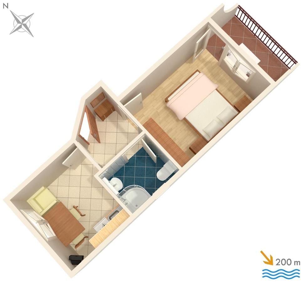 Apartments With A Parking Space Baska Voda, Makarska - 2709 외부 사진